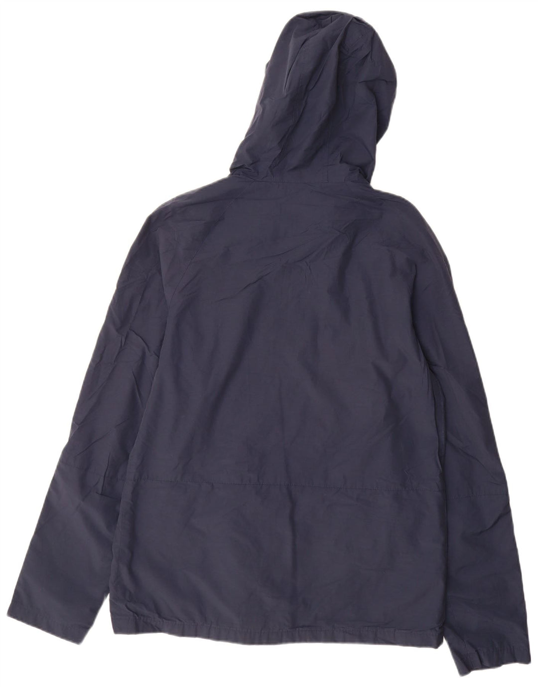 Jack Wills Chaqueta impermeable con capucha para hombre UK 40 Large Azul marino Algodón
