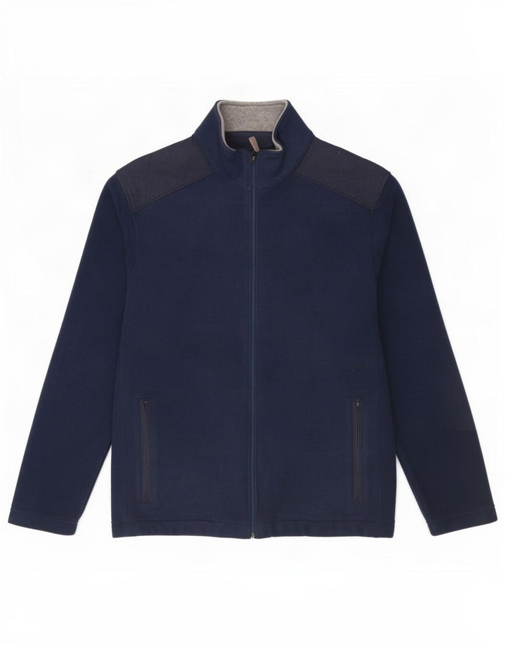 Marks & Spencer Chaqueta polar para hombre UK 38 Mediana Azul marino Poliéster