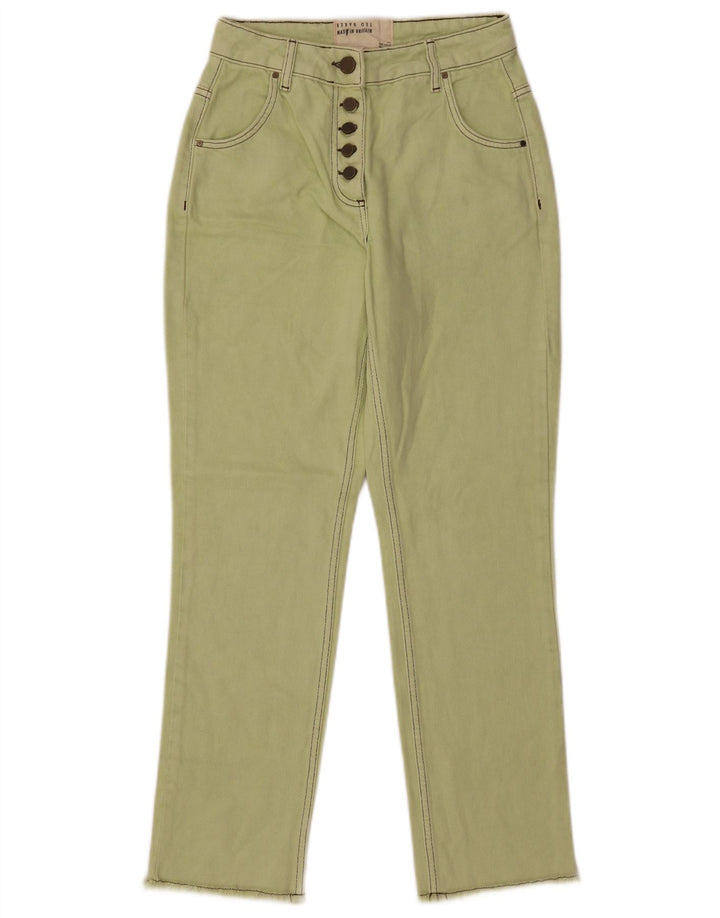 TED BAKER Vaqueros ajustados para mujer W26 L29 Algodón verde