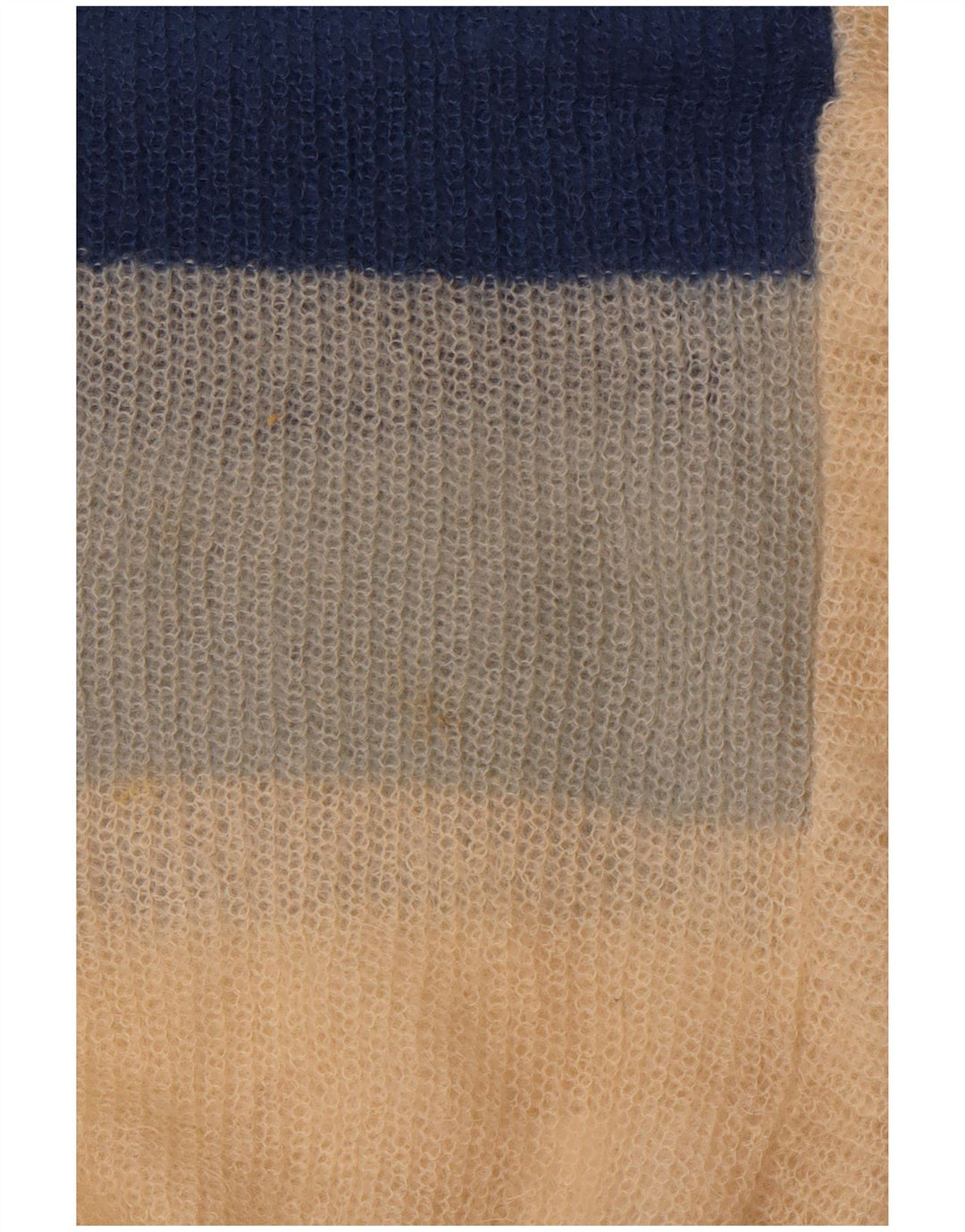 ALDO Suéter tipo jersey con cuello vuelto para mujer EU 42 Grande Rayas multicolores