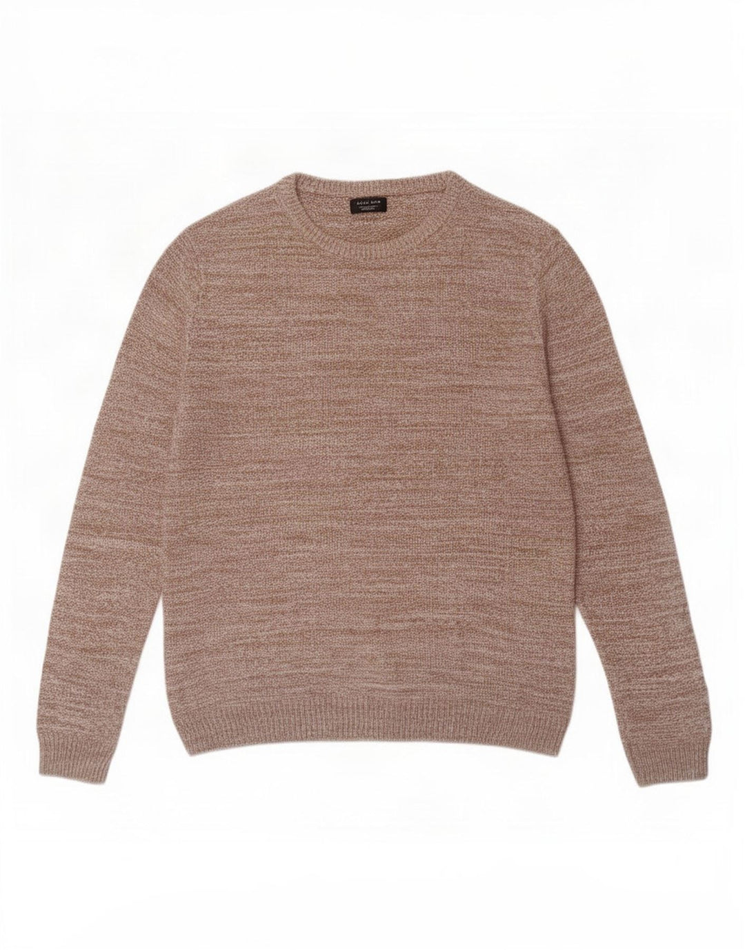 Zara Hombre Jersey De Cuello Redondo Jersey Grande Beige
