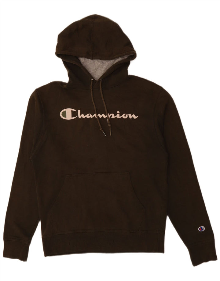 Champion Sudadera Con Capucha Gráfica Para Hombre Jersey Pequeño De Algodón Caqui