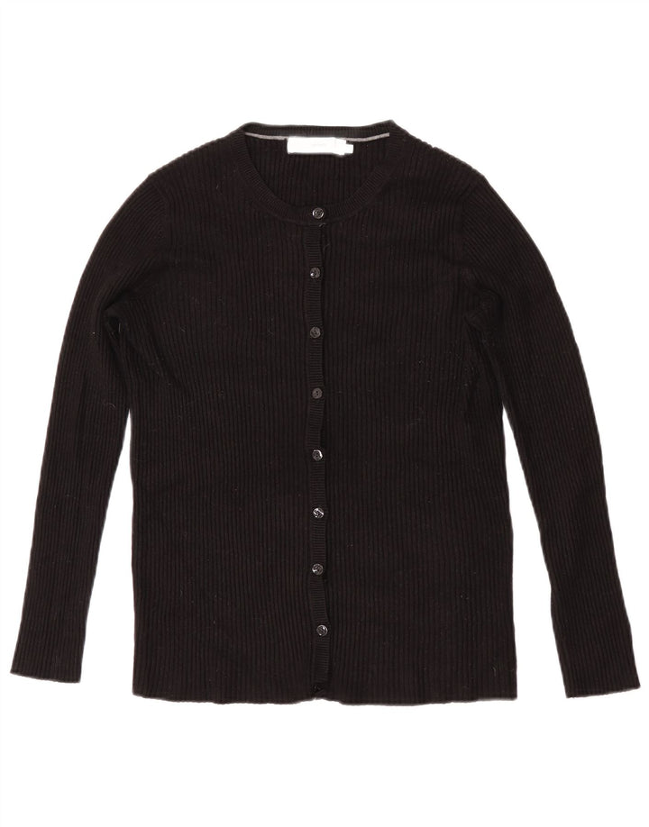John Lewis - Cárdigan para mujer, talla 40, viscosa negra mediana