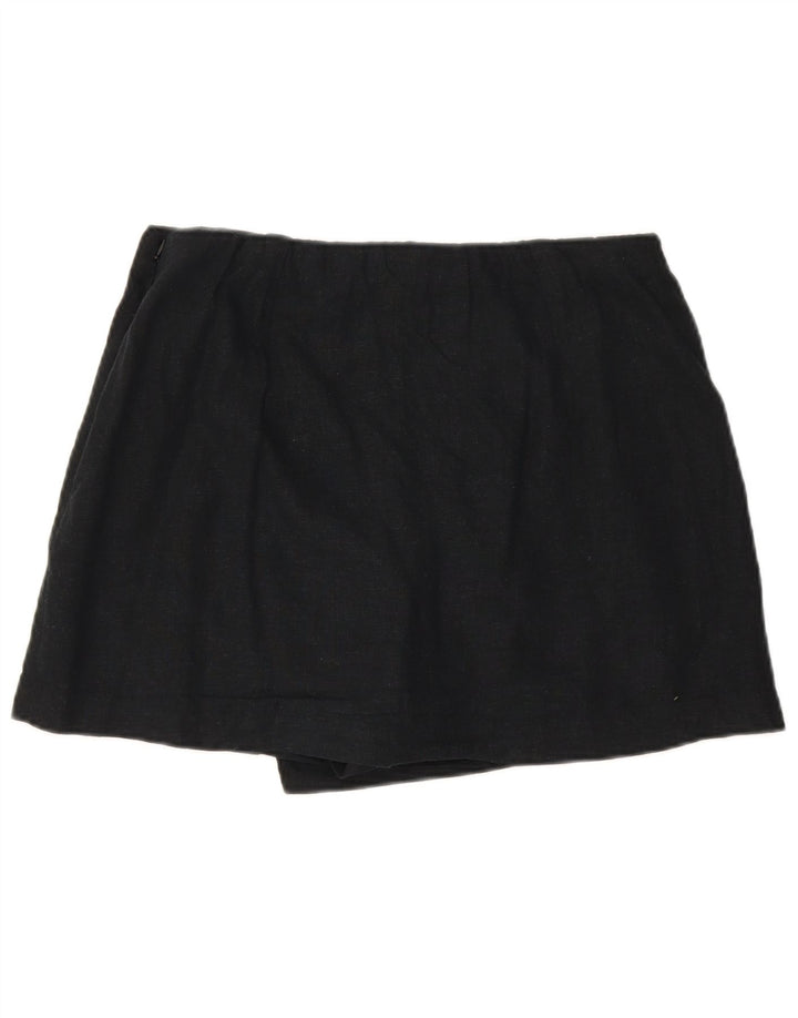 Falda pantalón Abercrombie & Fitch para mujer UK 40 Medium Black Linen