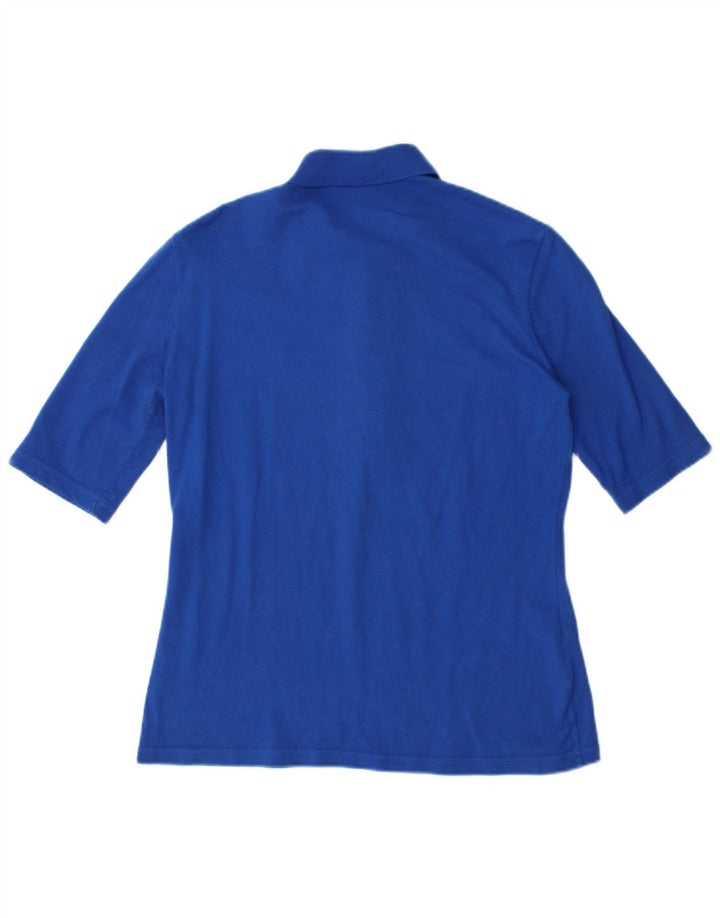 Polo LACOSTE Mujer Talla 40 Algodón Azul Medio