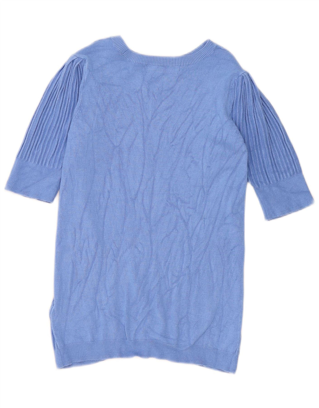 Marks & Spencer Suéter con Cuello Barco para Mujer UK 8 Small Azul