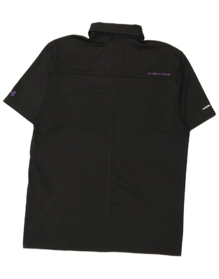 Under Armour Polo Heat Gear para hombre Poliéster negro mediano