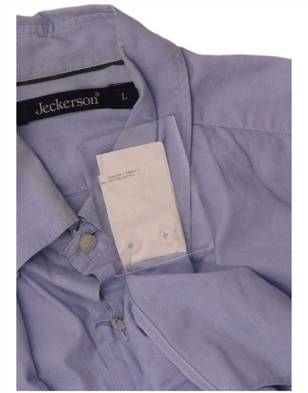 JECKERSON Camisa Hombre Grande Azul Algodón