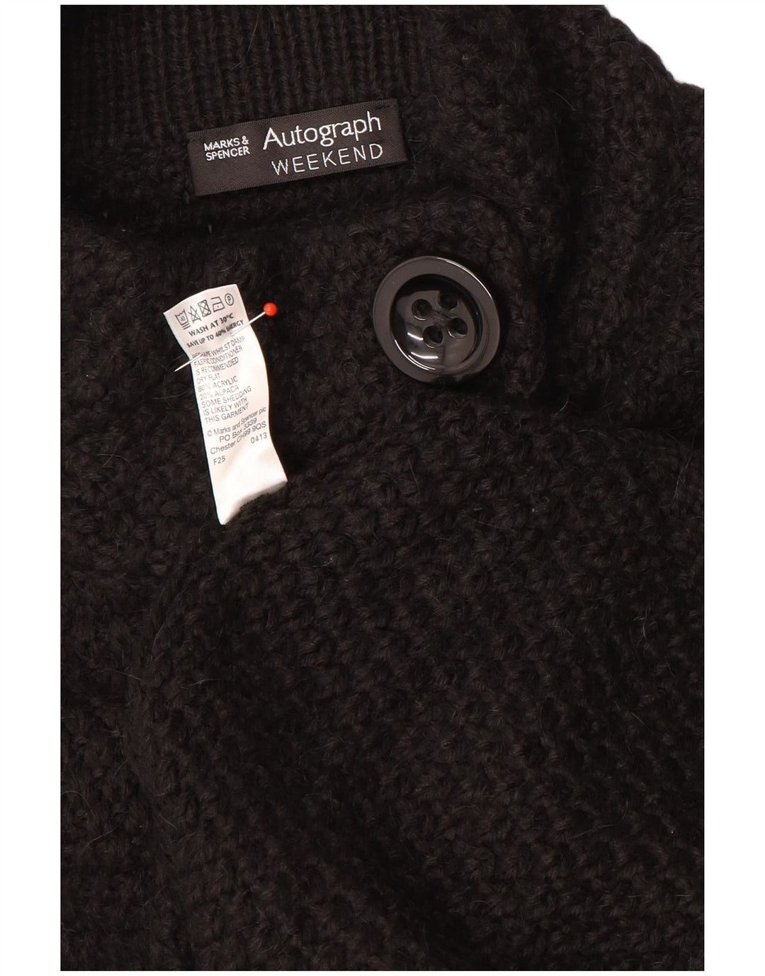 Marks & Spencer - Cárdigan autógrafo para mujer, talla 40, talla mediana, color negro