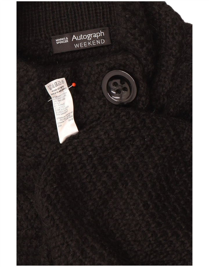 Marks & Spencer - Cárdigan autógrafo para mujer, talla 40, talla mediana, color negro