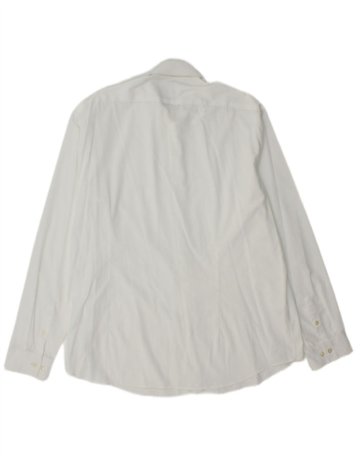 Camisa Calvin Klein Hombre Talla 17 44 XL Blanco