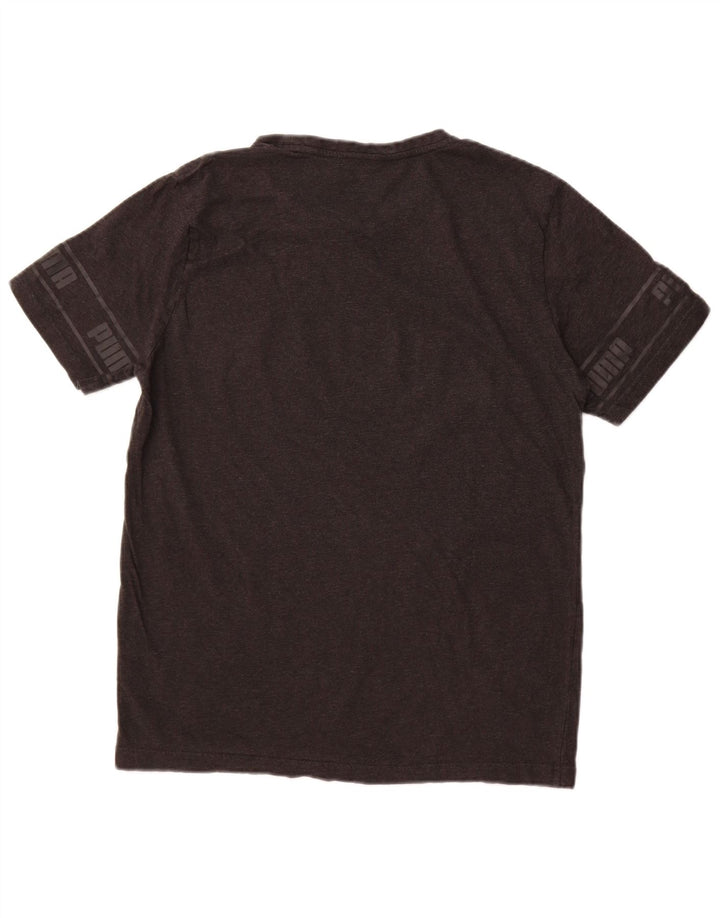 Puma - Camiseta gráfica para hombre, talla grande, algodón gris