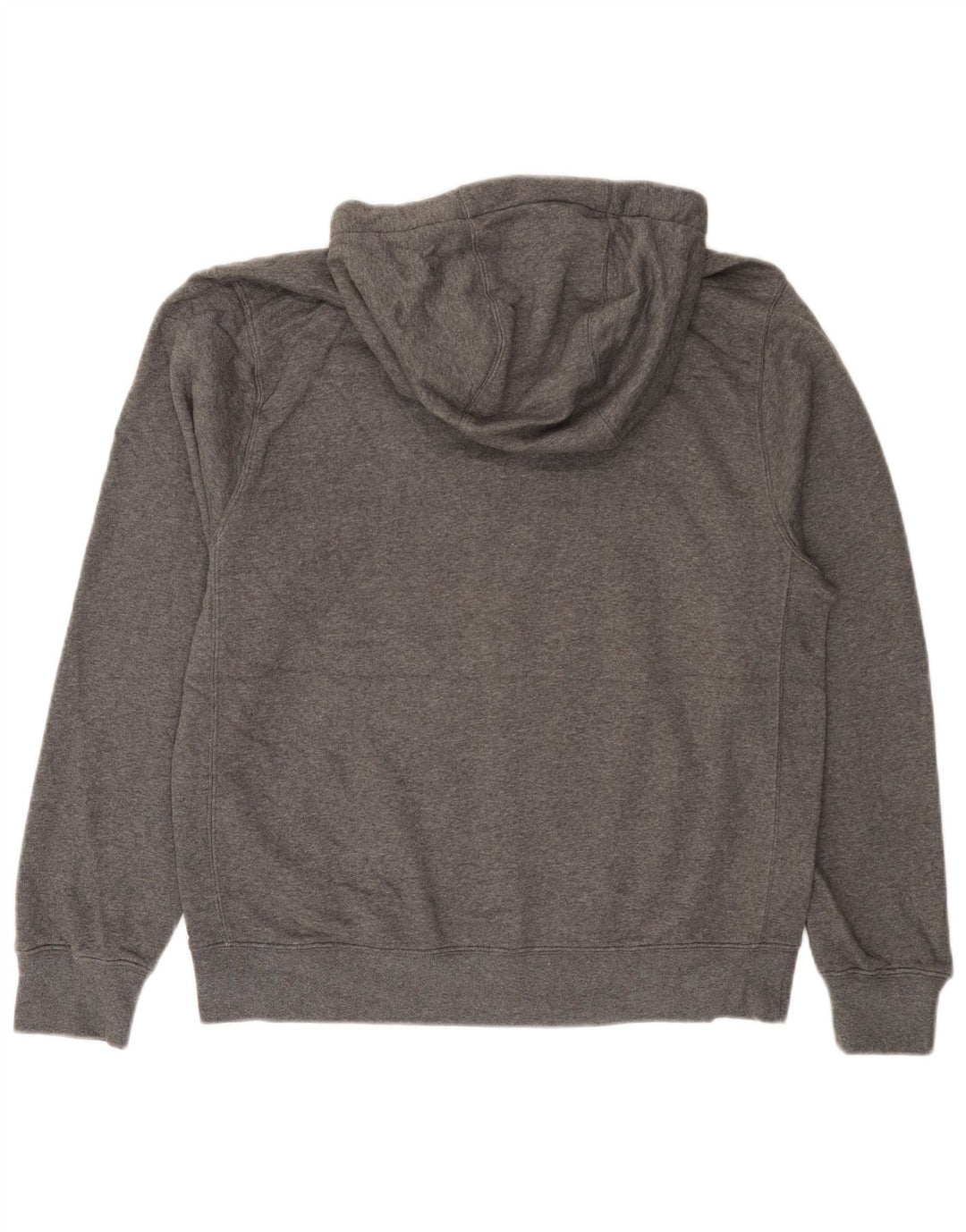 NIKE Sudadera con capucha y cremallera para hombre de algodón moteado gris medio