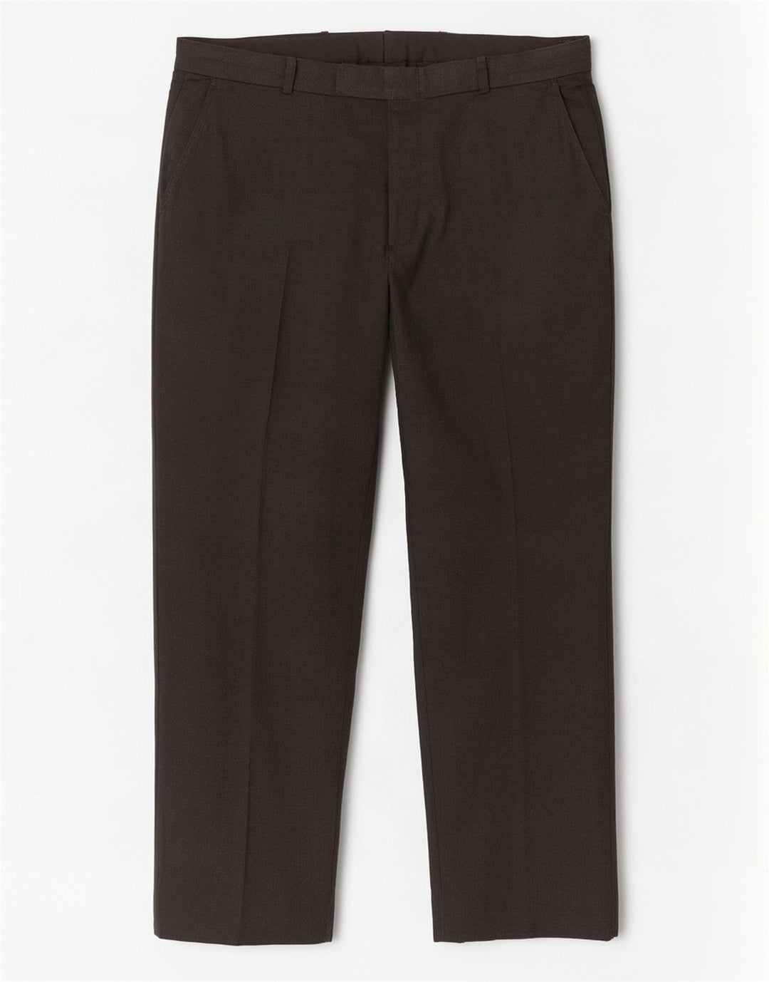 Marks & Spencer Pantalón de traje recto a medida para hombre W38 L31 Poliéster gris