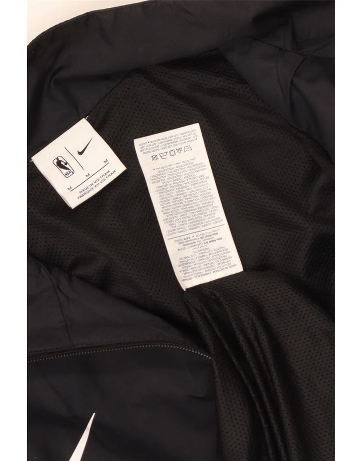Nike Miami Heat - Chaqueta de chándal para hombre, nailon color block, color negro mediano