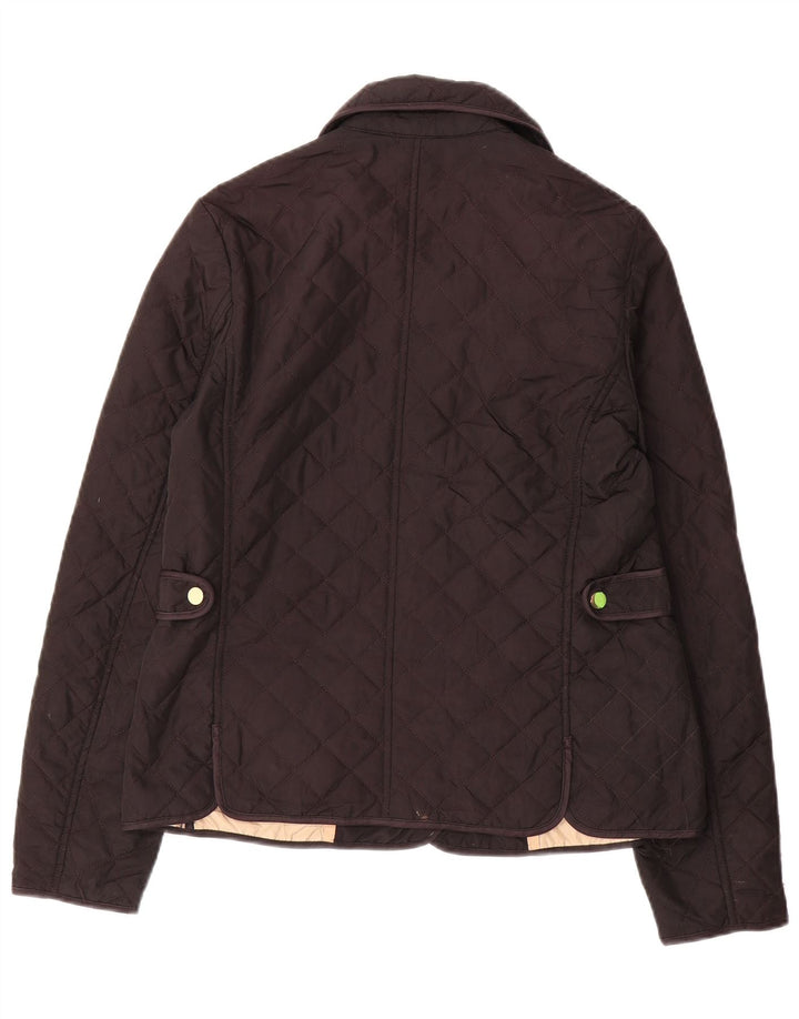 Zara Mujer Chaqueta Acolchada Reino Unido 44 Grande Marrón