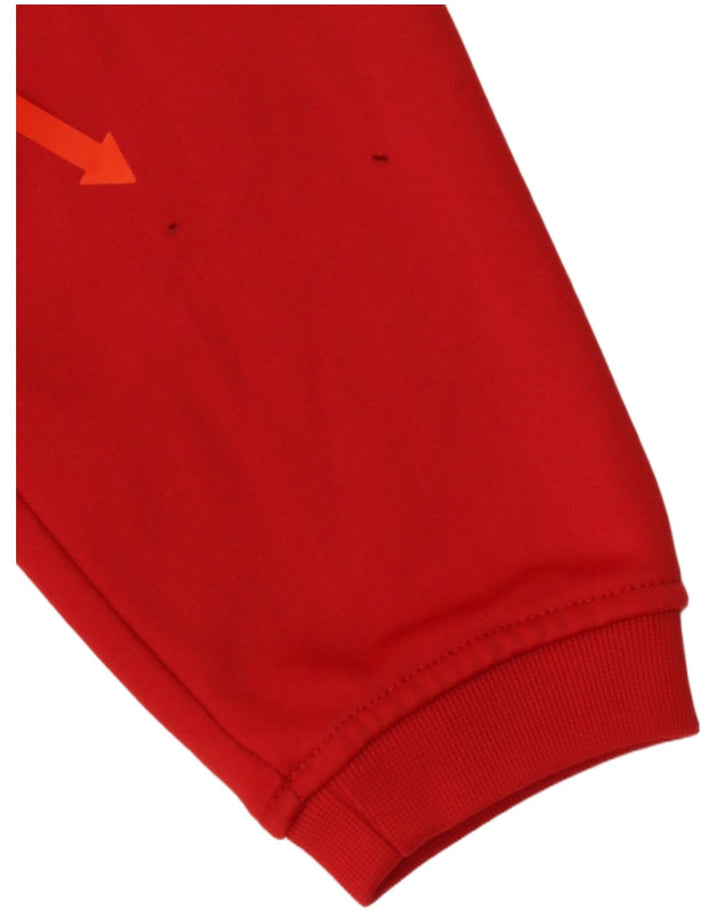 Asics Boys Graphic Sudadera Jumper 11-12 años Rojo Poliéster