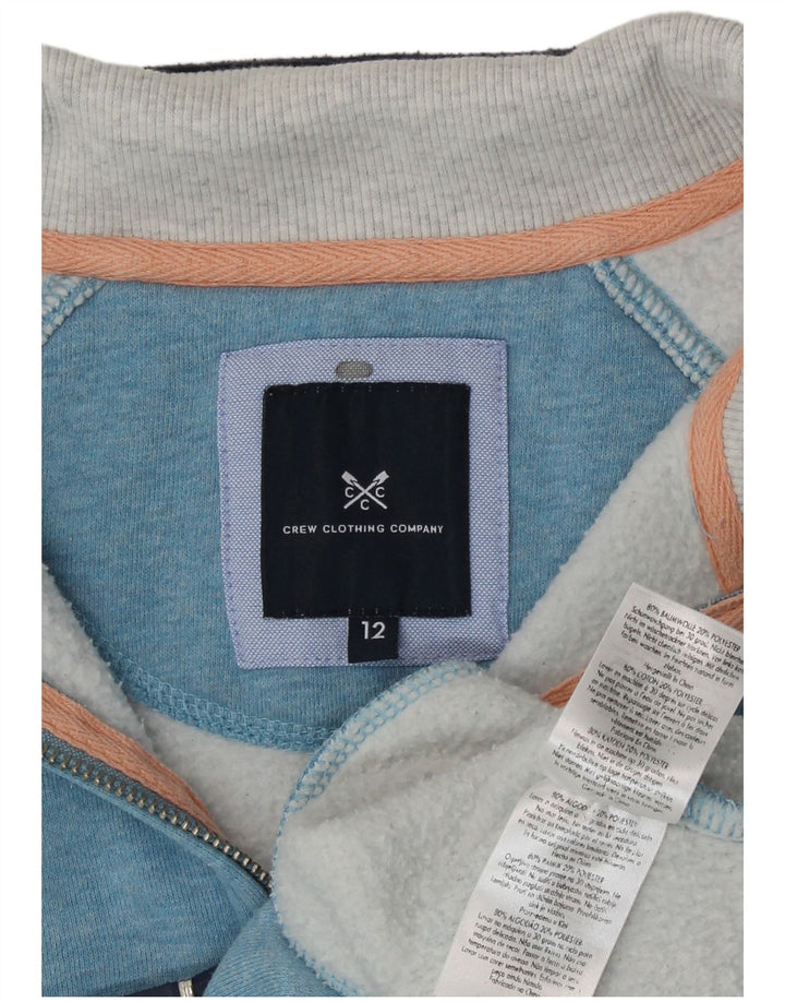 Crew Clothing Sudadera para mujer Jumper UK 12 Medium Blue Colourblock
