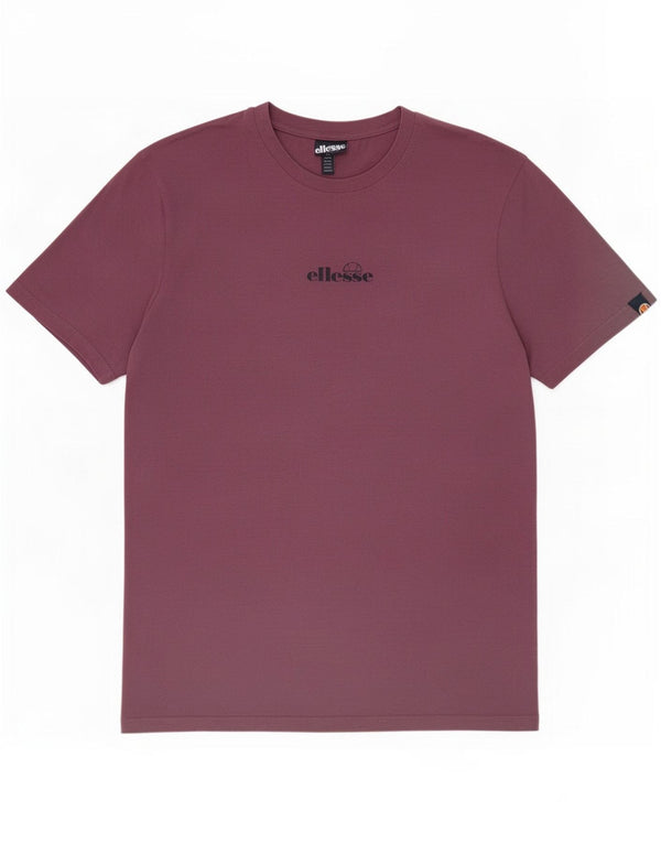 Ellesse - Camiseta gráfica para hombre, talla grande, algodón morado