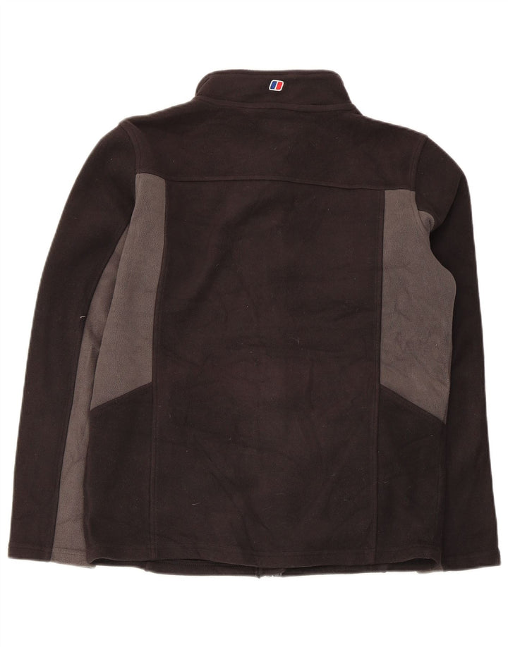 Berghaus Chaqueta polar para niño 12-13 años Negro Poliéster color block