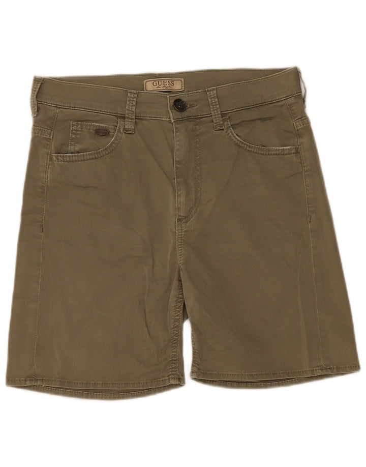 Guess Shorts casuales para hombre W28 Small Khaki