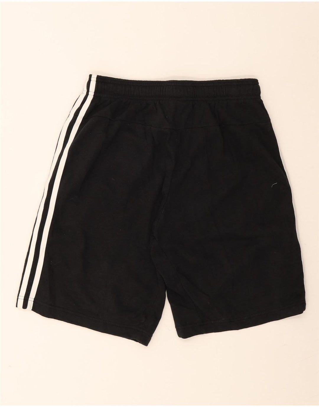 Adidas - Pantalones cortos deportivos para hombre, algodón negro mediano