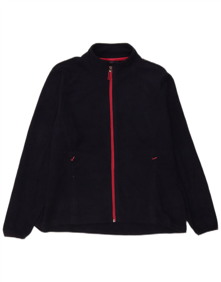 Marks & Spencer Jersey de forro polar para mujer UK 40 XL Poliéster azul marino