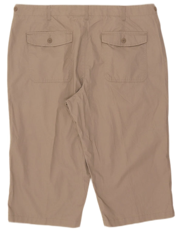 Marks & Spencer Pantalones cortos chinos Harbor azul para hombre W40 XL Algodón beige