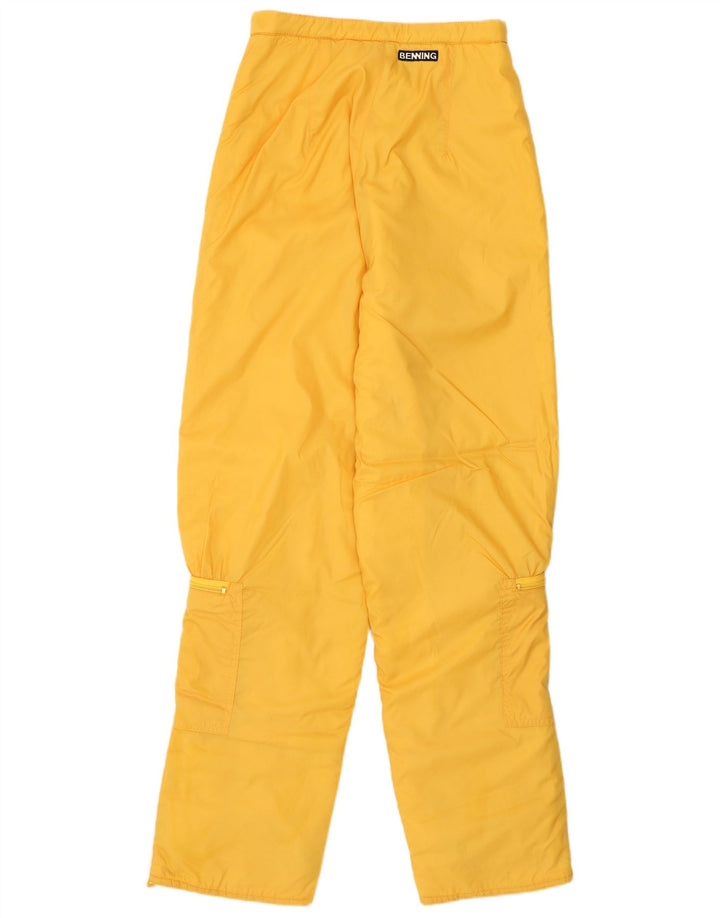 Belfe Pantalones De Esquí De Cintura Alta Para Mujer IT 46 Large Poliamida Amarilla