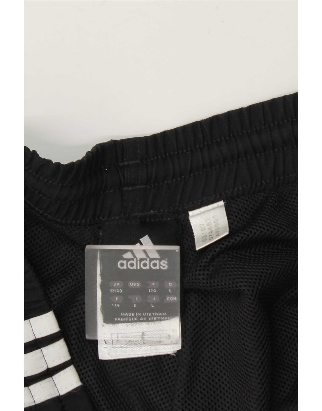 Adidas Pantalones cortos deportivos para hombre XL Negro Poliéster