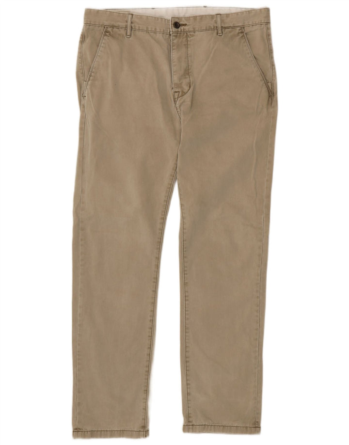 Pantalones chinos rectos Levi's para hombre W36 L32 Beige
