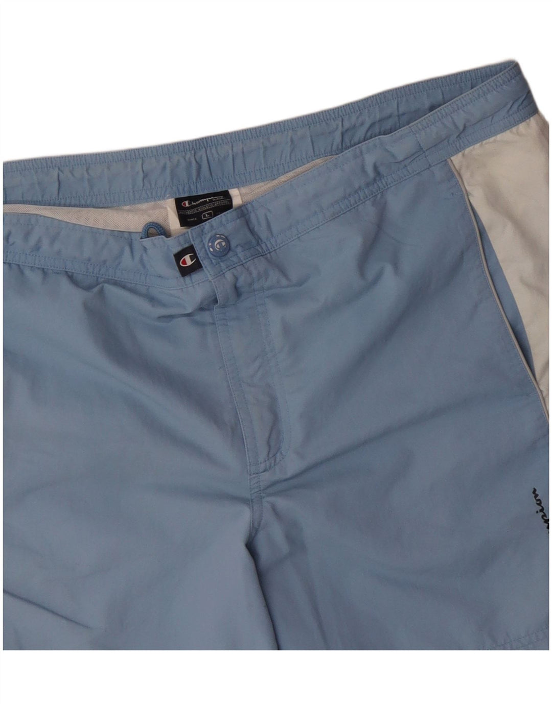 Champion Bañador para hombre, talla grande, color azul, poliéster