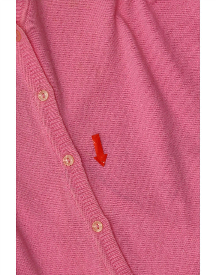 Zara Mujer Cárdigan Suéter UK 10 Small Rosa