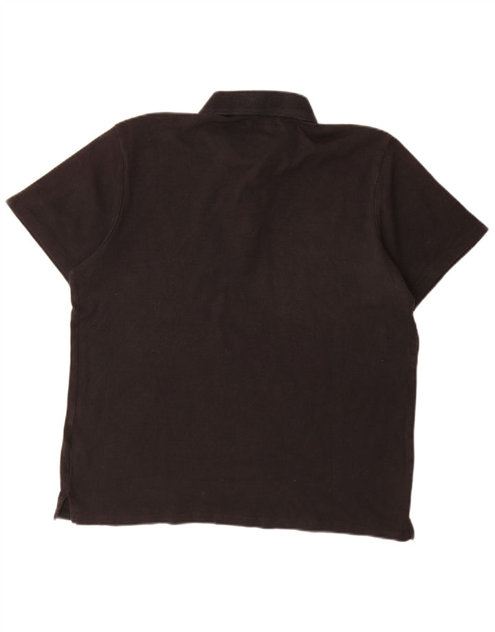 Polo Dkny Hombre Grande Algodón Negro