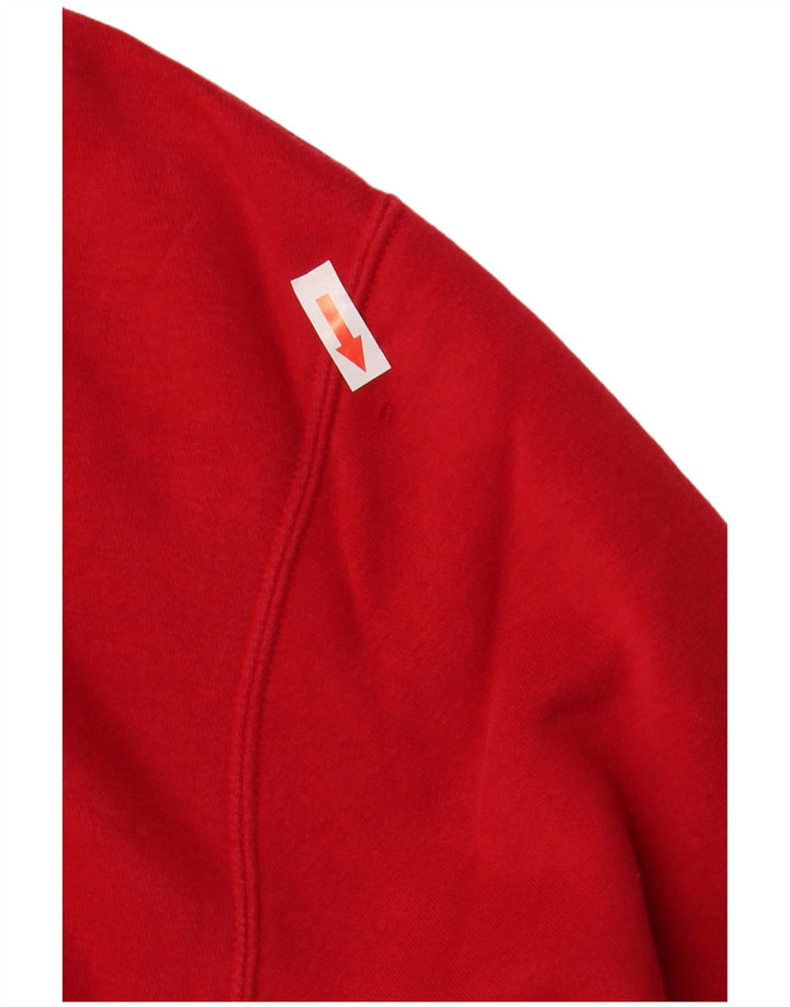 Jordan - Sudadera con capucha para hombre, color rojo medio, algodón