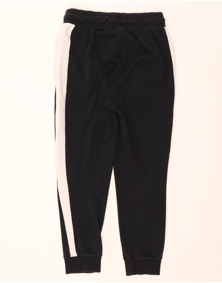 PUMA Pantalones de chándal para mujer Joggers UK 6 XS Negro Colorblock Algodón