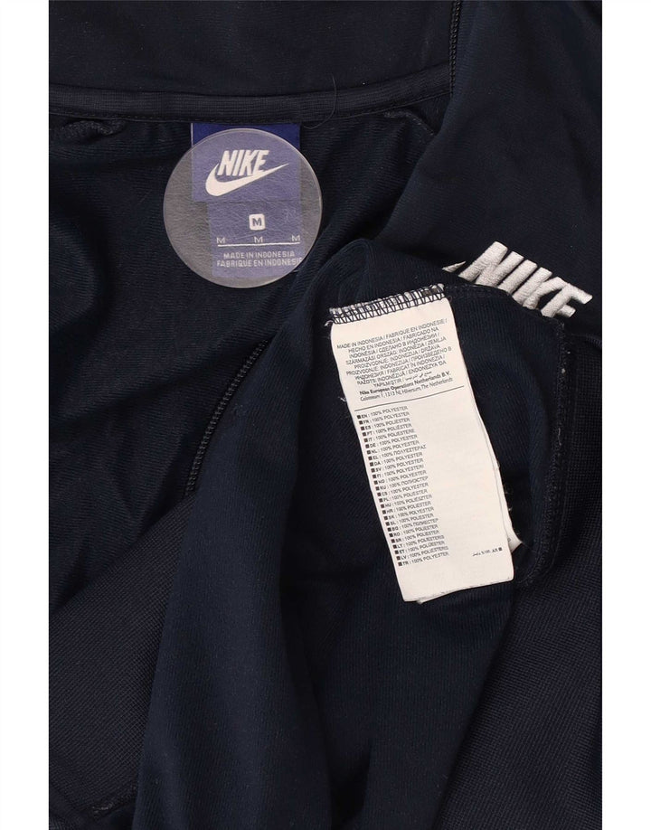 Nike - Chaqueta de chándal para hombre, color azul marino medio, poliéster con bloques de color