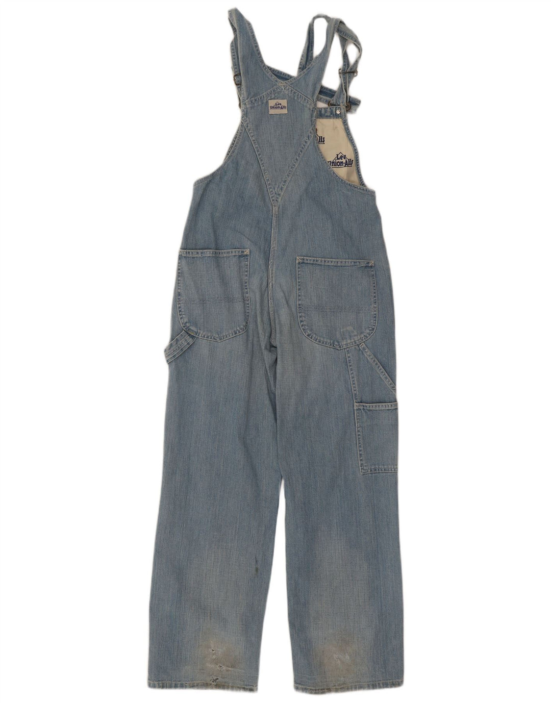 Lee Mens Peto Jeans Pequeño W32 L30 Algodón Azul