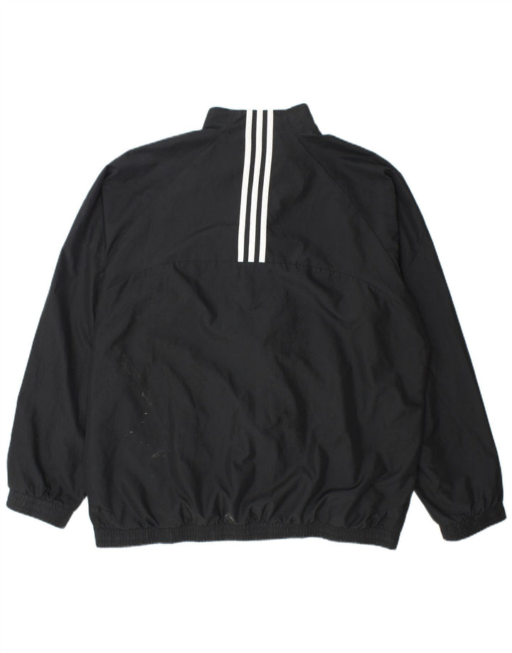 ADIDAS Hombre Chándal Top Chaqueta XL Negro Poliéster