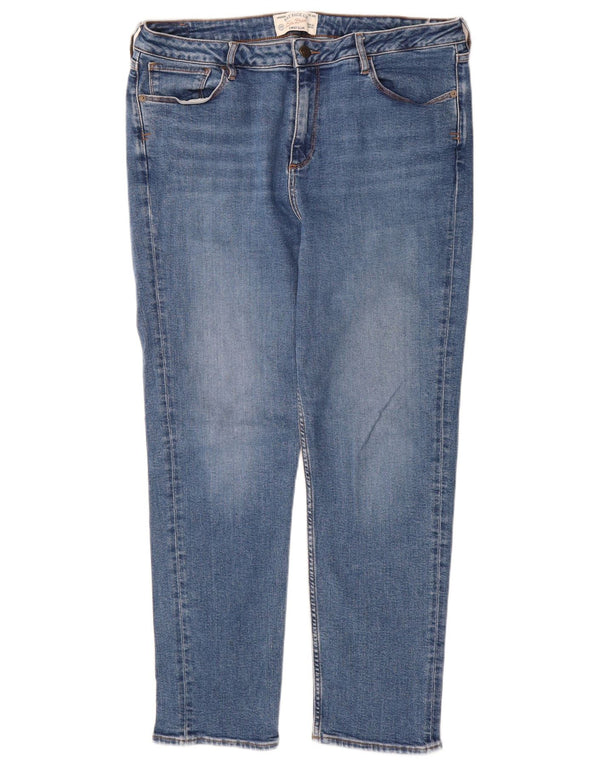 Fat Face Womens Sway Slim Jeans UK 16 Large W34 L28 Blue Cotton