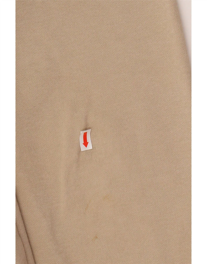 CHAMPION Mens Hoodie Jumper Medium Beige Cotton