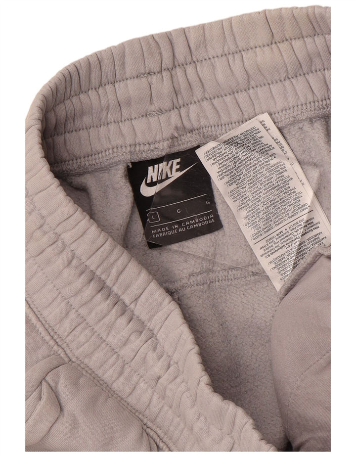 Nike - Pantalones de chándal para hombre, color gris, algodón