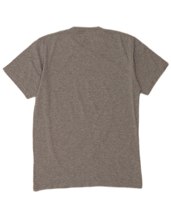 Vans Camiseta con gráfico de ajuste clásico para hombre Top pequeño de algodón gris