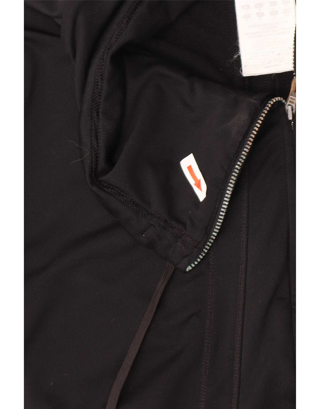 Adidas Mujer Clima 365 Chándal Top Chaqueta UK 14 Mediano Negro Poliéster