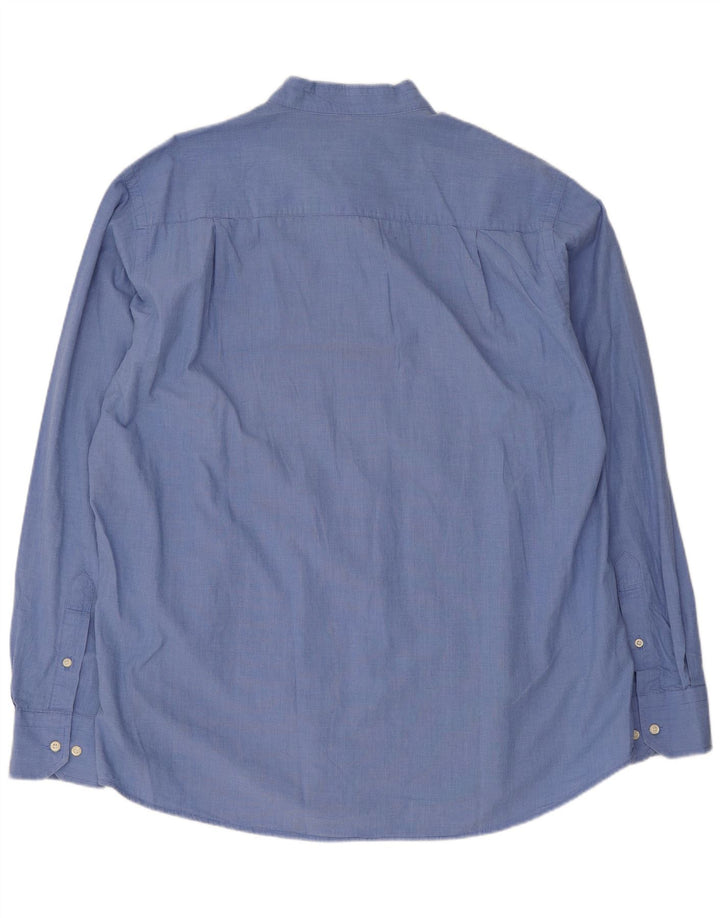 Camisa Charro Hombre XL Algodón Azul