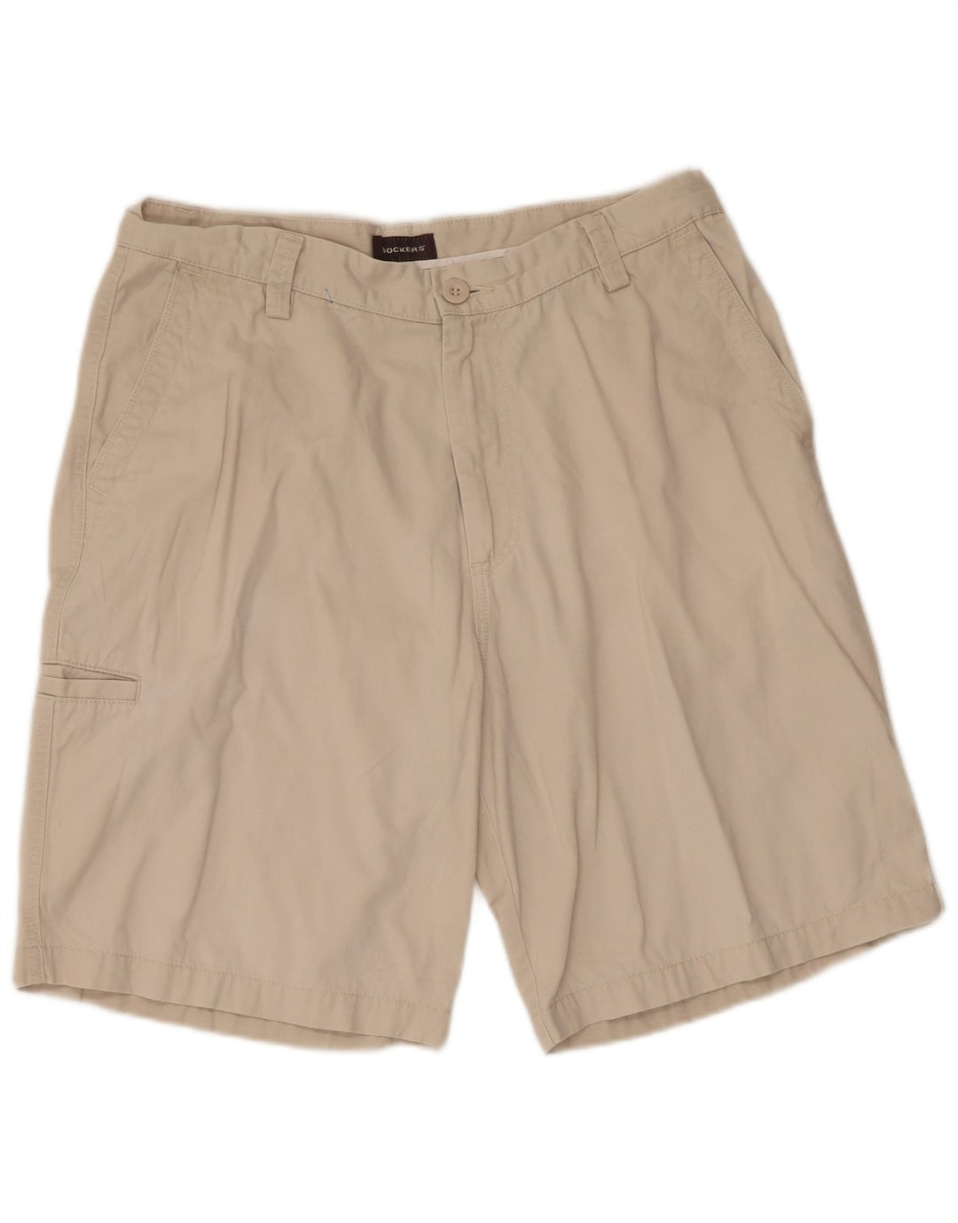 Dockers Pantalones cortos tipo cargo para hombre W34 Algodón beige grande