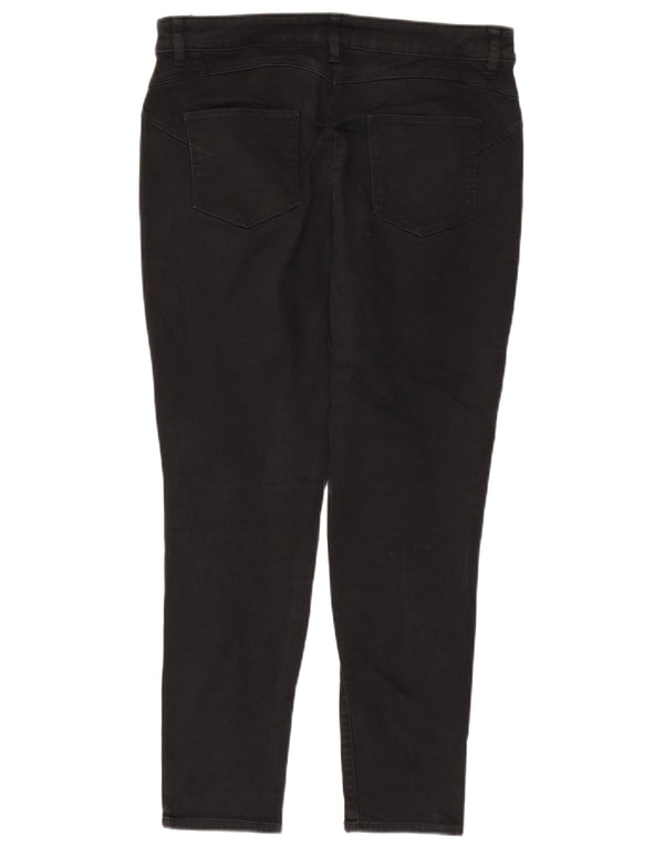Marks & Spencer Vaqueros pitillo para mujer UK 14 Large W34 L27 Algodón negro