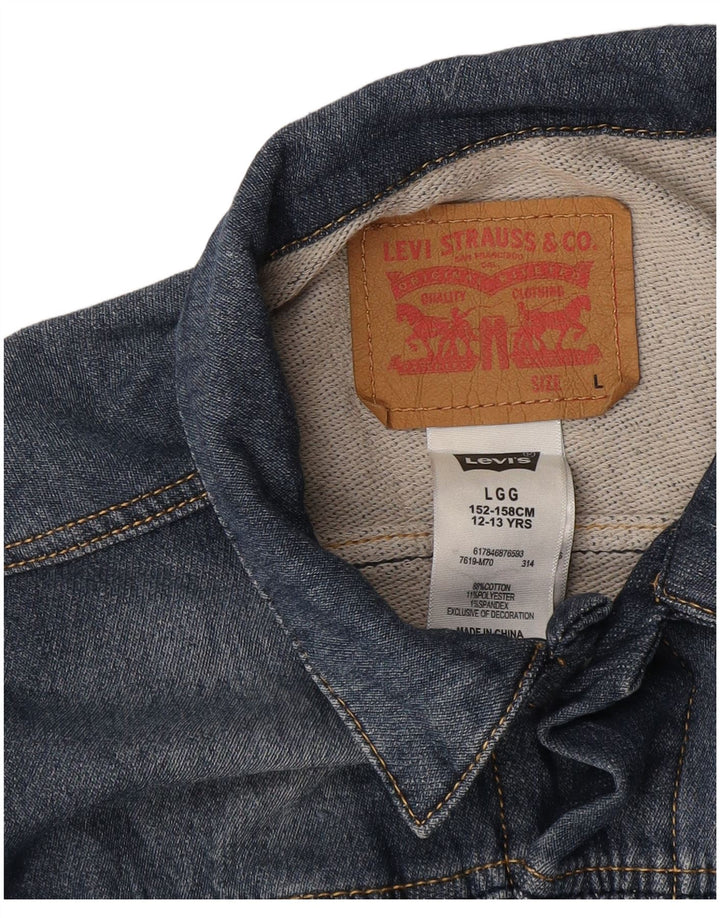 Levi's Chaqueta vaquera para niño 12-13 años Grande Azul Algodón