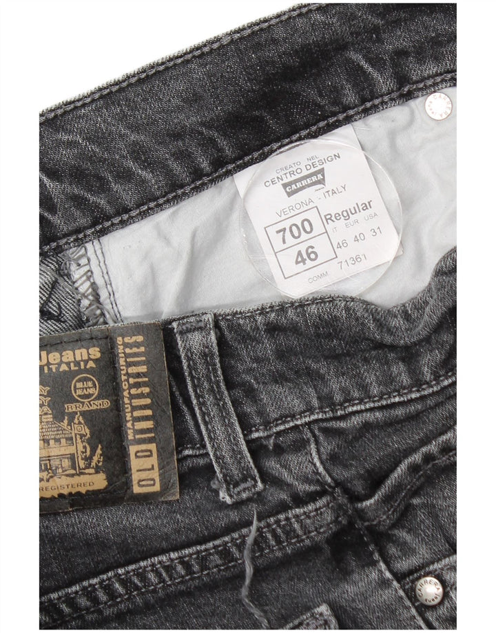 Carrera Mens 700 Regular Slim Jeans IT 46 Pequeño W31 L30 Gris Algodón