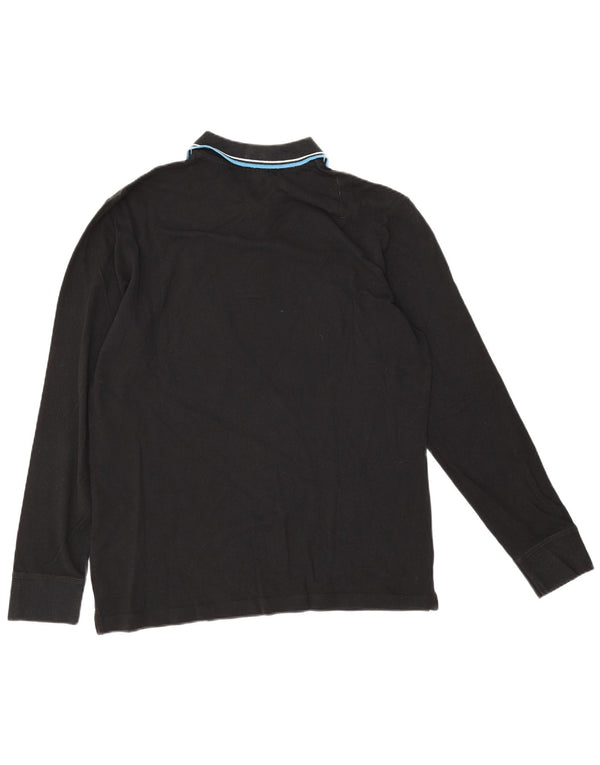 Diadora Polo Manga Larga Hombre XL Negro Algodón